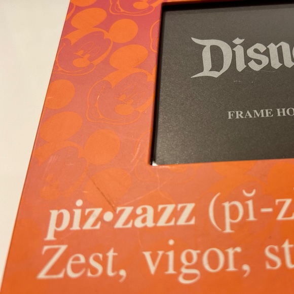 Disney | Mickey Mouse Pizzazz Picture Frame | Orange - Picture 3 of 4